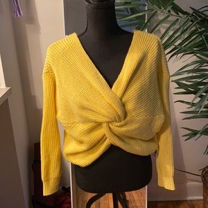 Yellow sweater